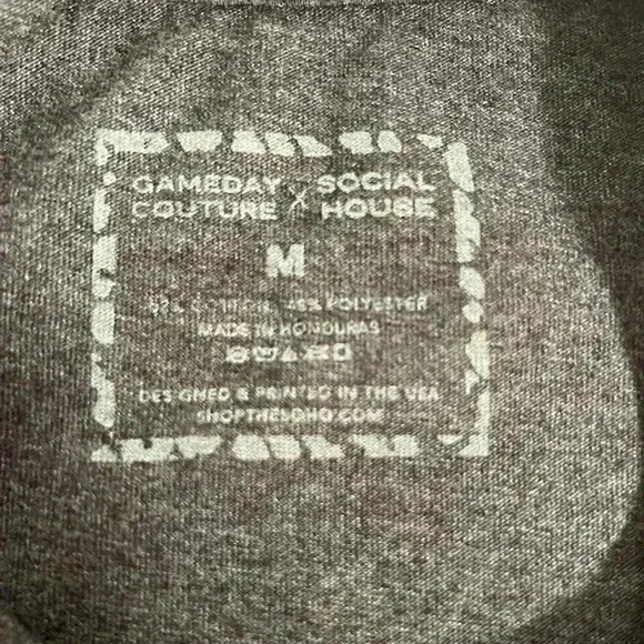 WOMENS NEBRASKA CORNHUSKER CREWNECK LONG SLEEVE TSHIRT HEATHER‎ GREY SIZE M - Picture 6 of 6